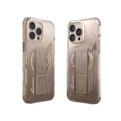 Cover Iphone 16 Pro Helio Magsafe Case With Grip Stand Skinarma - Gold